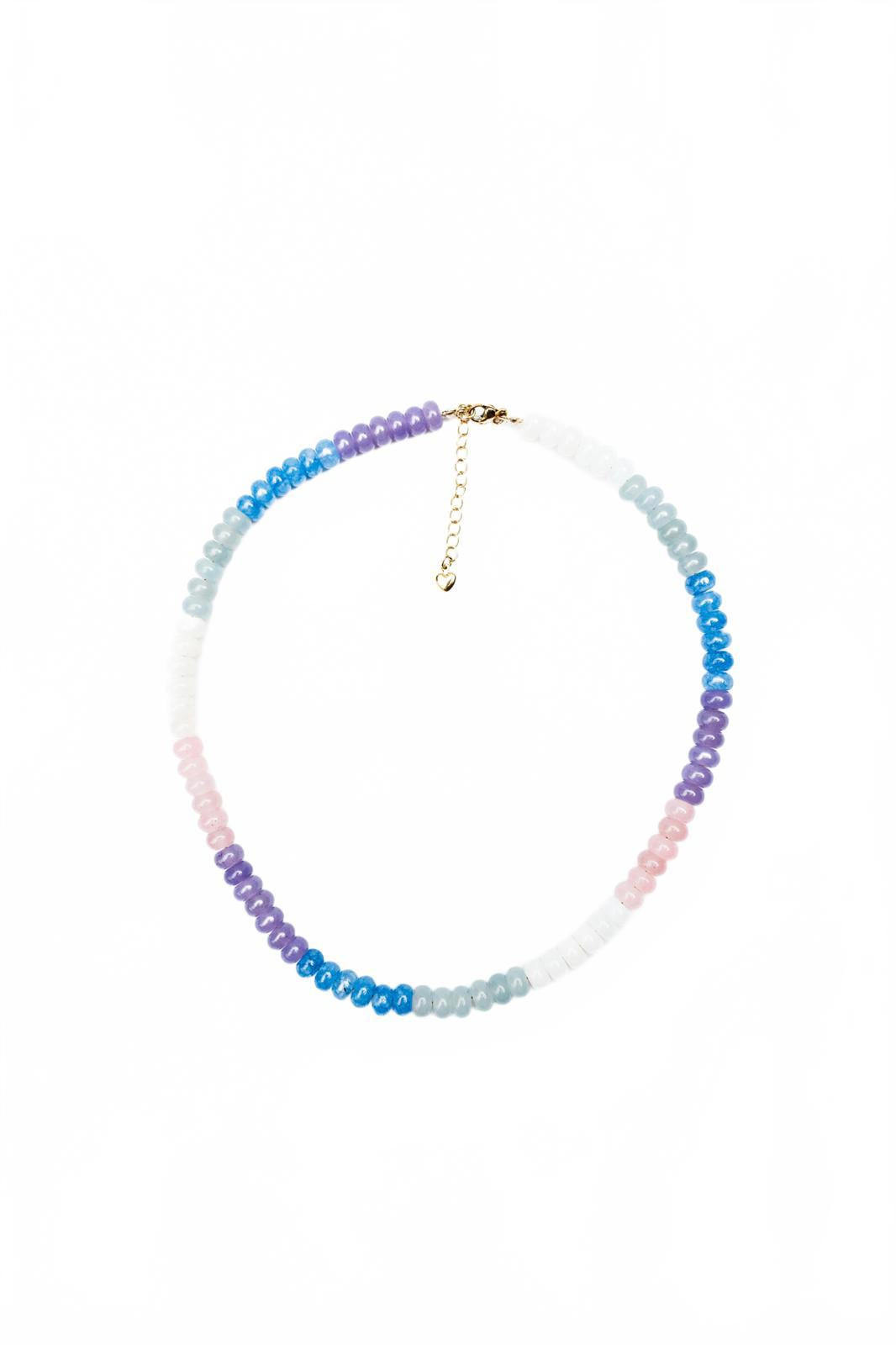 Pastel Color Candy Quartz Necklace
