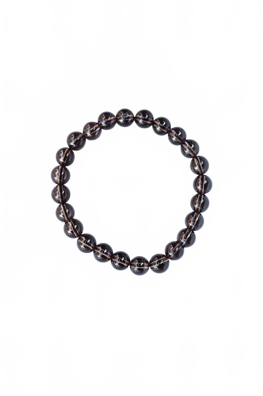 Smoky Quartz Beaded Bracelet