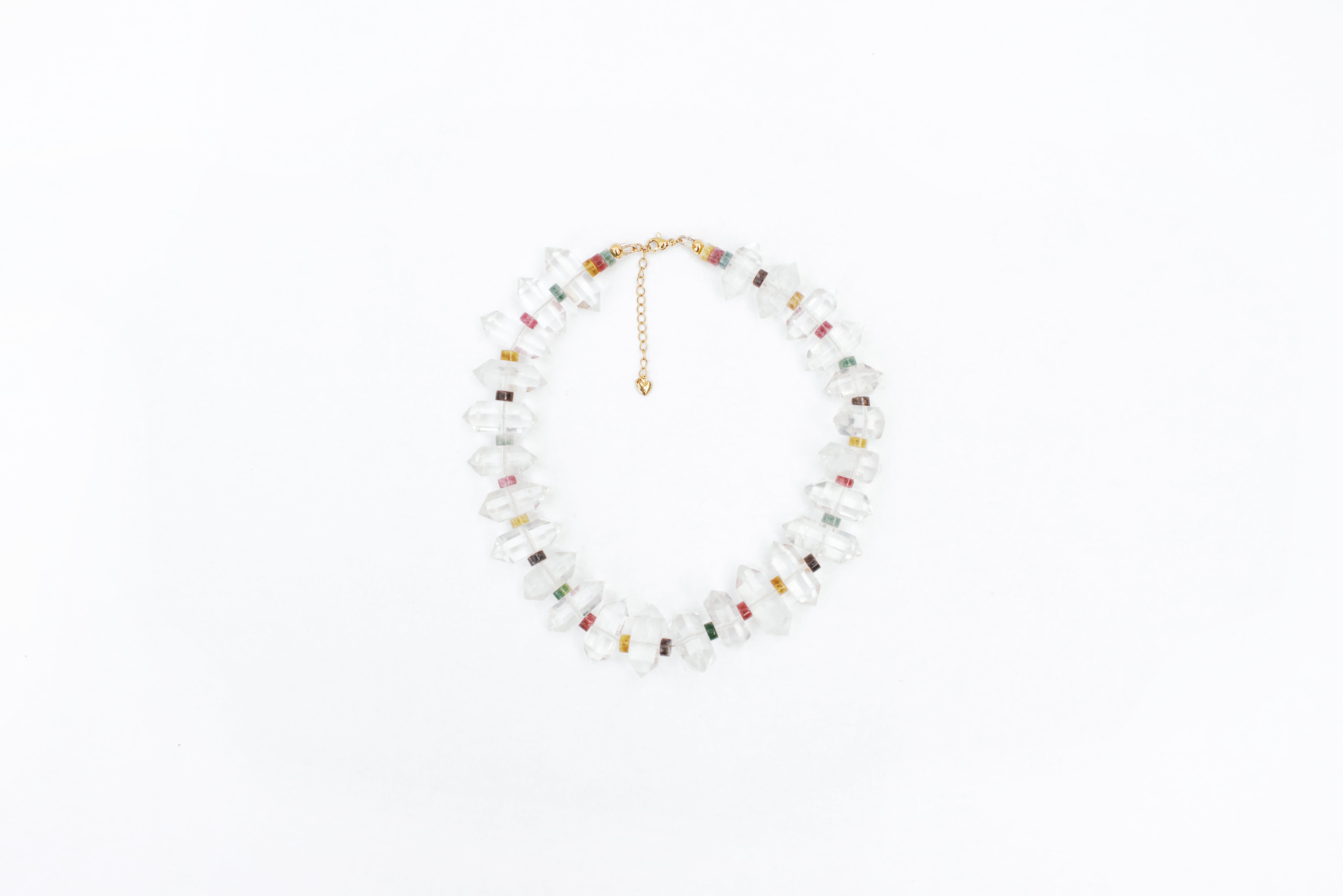 Crystal Quartz Rainbow Necklace