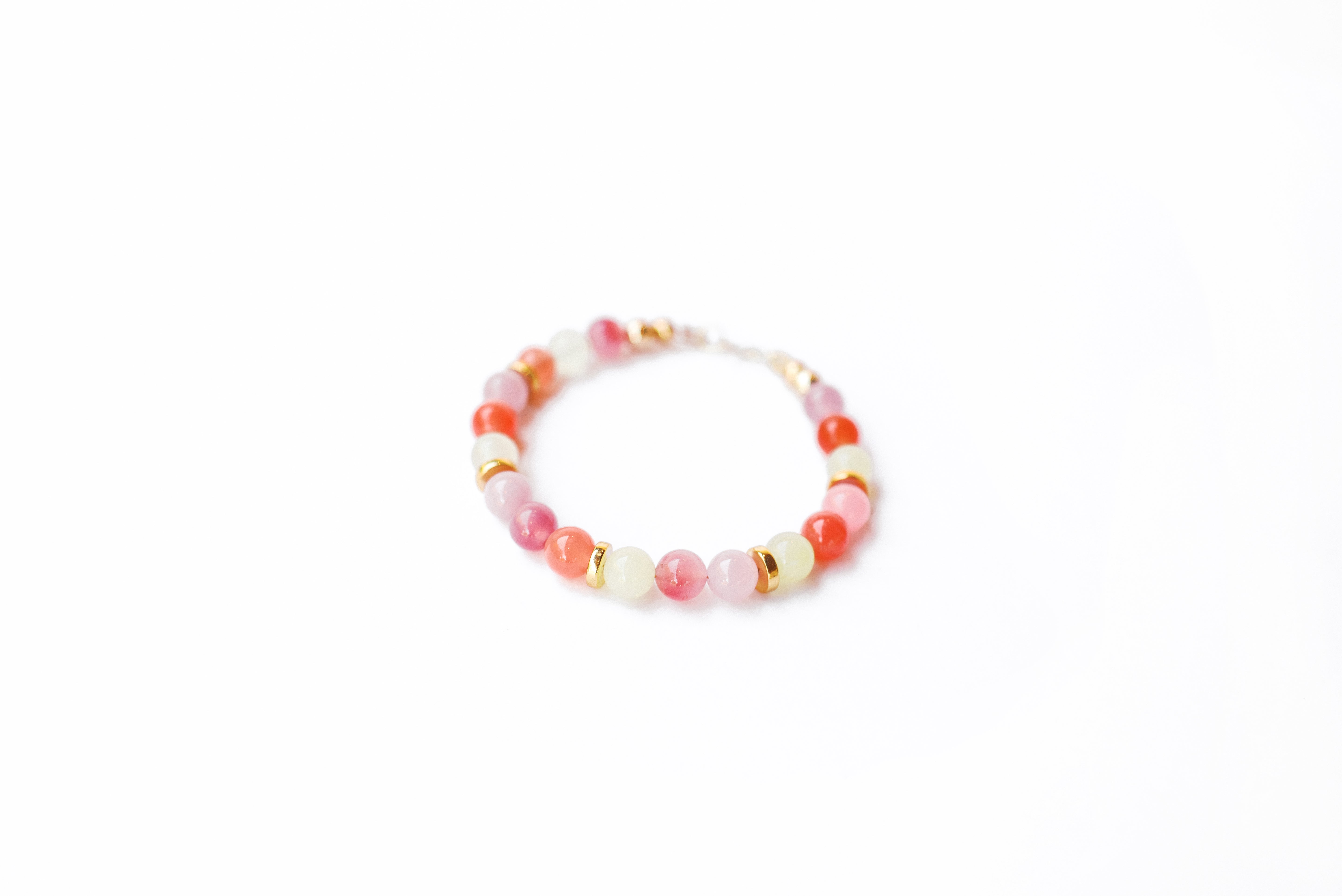 Red Rabbit Hair Stone Bracelet